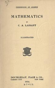 Front cover of Mathematics .. by C.-A Laisant