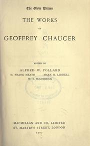 Cover of Works by Geoffrey Chaucer