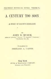 Front cover of A century too soon by John Roy Musick