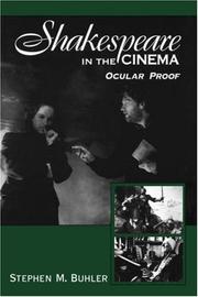 Front cover of Shakespeare in the Cinema by Stephen M. Buhler