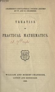 Cover of Treatise on practical mathematics by James [Pryde