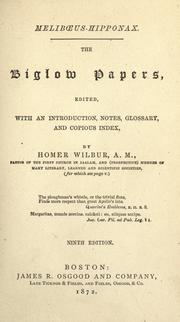 Front cover of Melibœus-Hipponax by James Russell Lowell