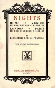 Cover of Nights by Elizabeth Robins Pennell