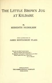 Front cover of The little brown jug at Kildare by Meredith Nicholson