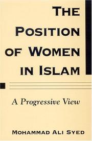 Front cover of The Position of Women in Islam by Mohammad Ali Syed
