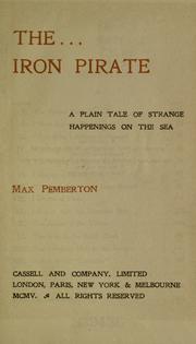 Front cover of The iron pirate by Sir Max Pemberton