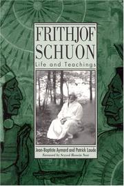 Front cover of Frithjof Schuon by Jean-Baptiste Aymard