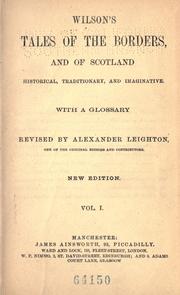 Front cover of Wilson's tales of the borders, and of Scotland by John Mackay Wilson