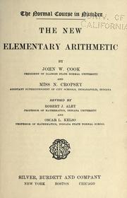 Cover of The new elementary arithmetic by John Williston Cook