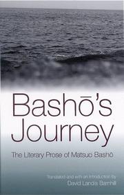 Cover of Basho's journey by BashÕo Matsuo