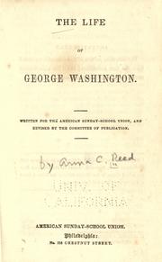 Front cover of Life of George Washington by Anna C. Reed