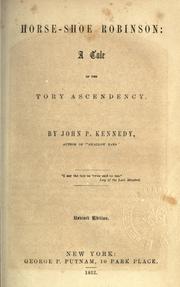 Cover of Horse Shoe Robinson by John Pendleton Kennedy