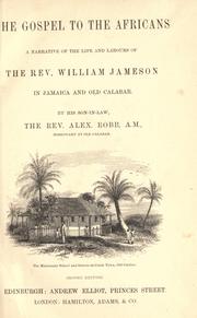 Front cover of The gospel to the Africans by Alexander Robb