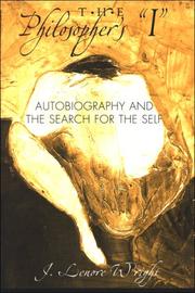 Cover of The Philosopher's "I" by J. Lenore Wright