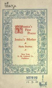 Cover of Jessica's first prayer by Hesba Stretton