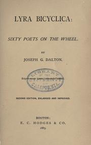 Front cover of Lyra bicyclica by Dalton, Joseph Grinnell