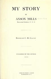 Cover of My story by Anson Mills