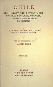 Cover of Chile by George Francis Scott Elliot