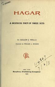 Cover of Hagar by Rollin John Wells