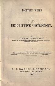Front cover of Fourteen weeks in descriptive astronomy by Joel Dorman Steele