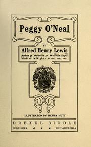 Front cover of Peggy O'Neal by Alfred Henry Lewis