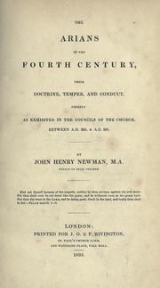 Cover of The Arians of the Fourth Century by John Henry Newman