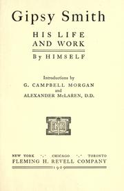Cover of Gipsy Smith by Gipsy Smith