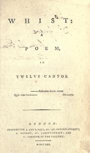 Cover of Whist by Thomson, Alexander