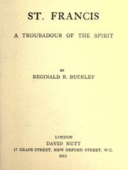 Cover of St. Francis by Reginald R. Buckley