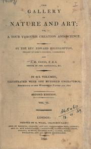 Front cover of The gallery of nature and art by Edward Thomas William Polehampton