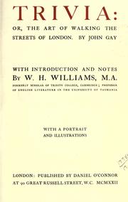 Cover of Trivia by John Gay