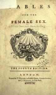 Front cover of Fables for the female sex by Edward Moore