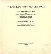Cover of The child's first picture book by Larry Freeman