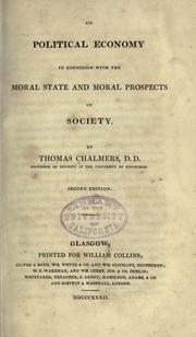 Front cover of On political economy by Thomas Chalmers