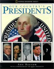 Front cover of Our country's presidents by Ann Bausum
