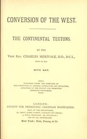 Front cover of The continental Teutons by Charles Merivale