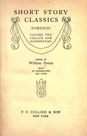 Cover of Short story classics (Foreign) .. by Patten, William
