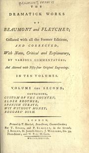 Cover of Plays by Francis Beaumont