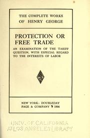 Front cover of The complete works of Henry George by Henry George