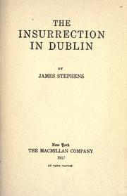 Cover of The insurrection in Dublin by James Stephens
