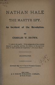 Cover of Nathan Hale by Charles Walter Brown