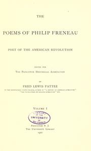 Cover of The poems of Philip Freneau by Philip Morin Freneau