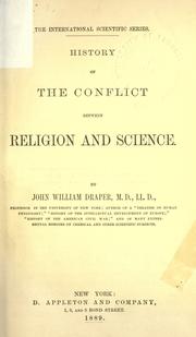 Front cover of History of the conflict between religion and science by John William Draper