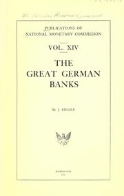 Front cover of Publications of National monetary commission .. by United States. National Monetary Commission.