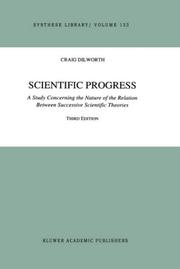 Cover of Scientific progress by Craig Dilworth