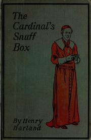 Front cover of The Cardinal's Snuff-Box by Henry Harland