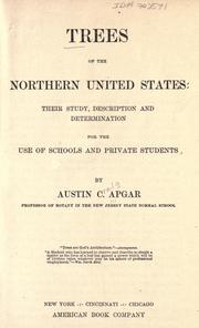 Front cover of Trees of the northern United States by A. C. Apgar