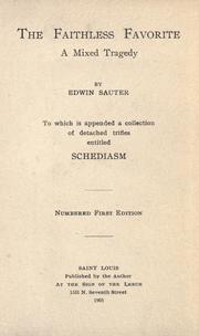 Front cover of The faithless favorite by Edwin Sauter