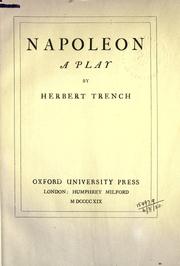 Cover of Napoleon by Herbert Trench