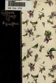 Cover of California violets by Grace Hibbard